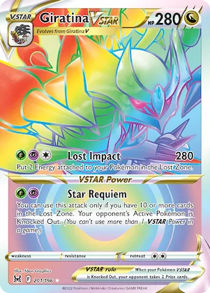Giratina VSTAR #201 – Lost Origin