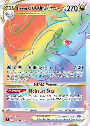 Hisuian Goodra VSTAR #202 – Lost Origin