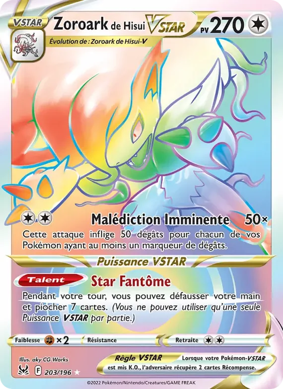 Zoroark de Hisui VSTAR 203 – Origine Perdue
