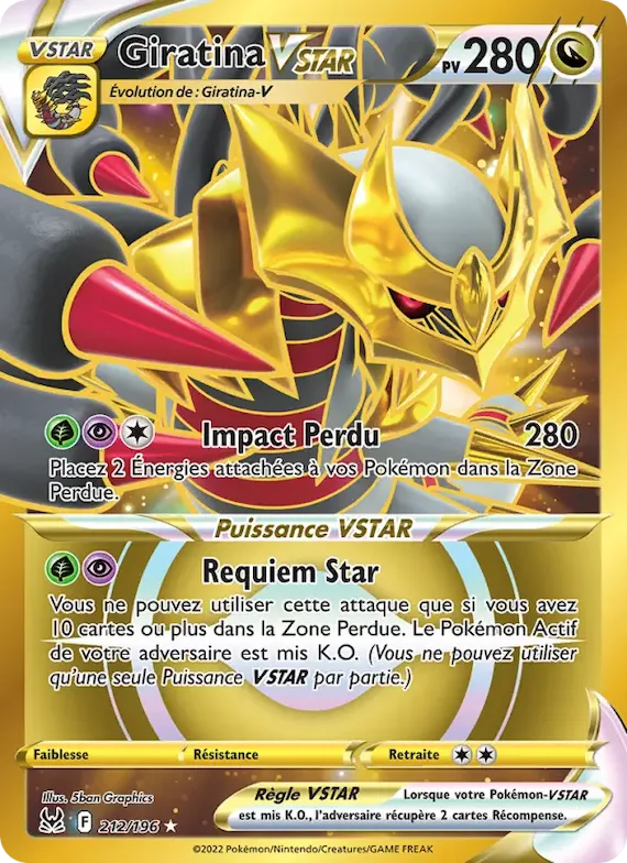 Giratina VSTAR 212 – Origine Perdue