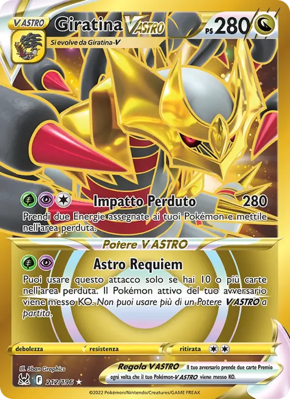 Giratina V ASTRO 212 – Origine Perduta