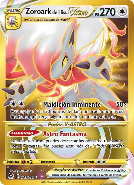 Zoroark de Hisui V-ASTRO 213 – Origen Perdido