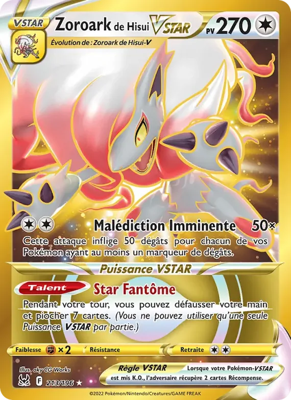 Zoroark de Hisui VSTAR 213 – Origine Perdue