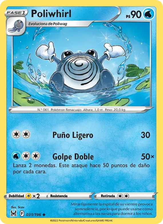 Poliwhirl 31 – Origen Perdido