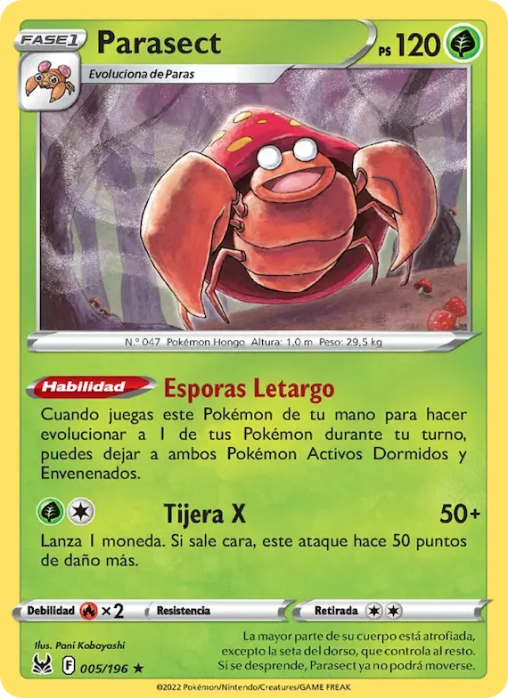 Parasect 5 – Origen Perdido