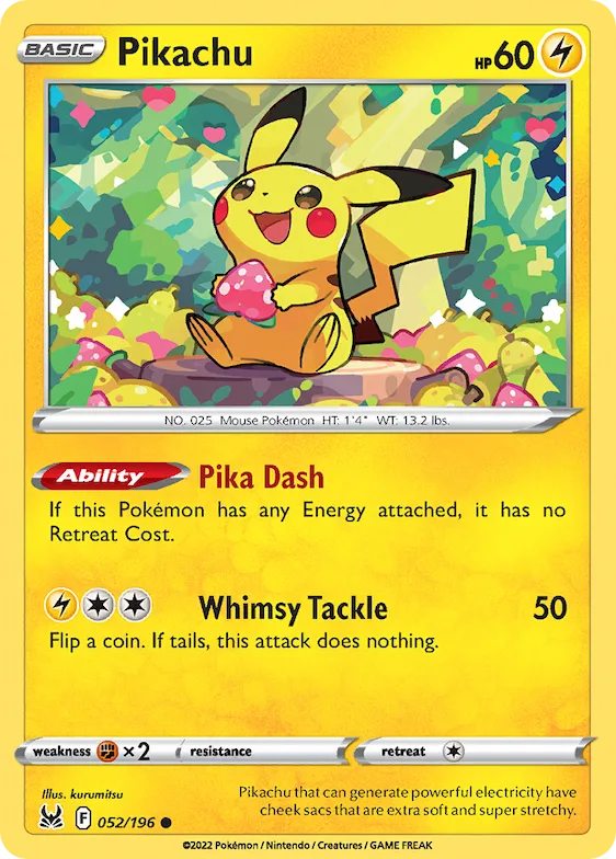 Pikachu #52 – Lost Origin