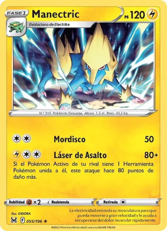 Manectric 55 – Origen Perdido