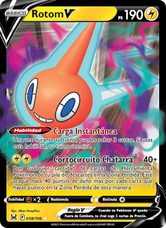 Rotom V 58 – Origen Perdido