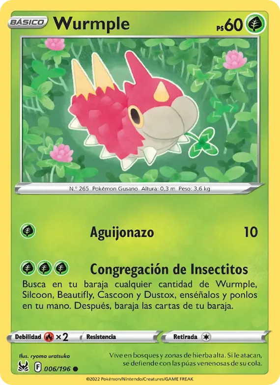 Wurmple 6 – Origen Perdido