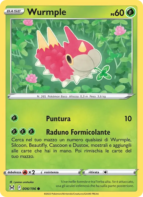 Wurmple 6 – Origine Perduta