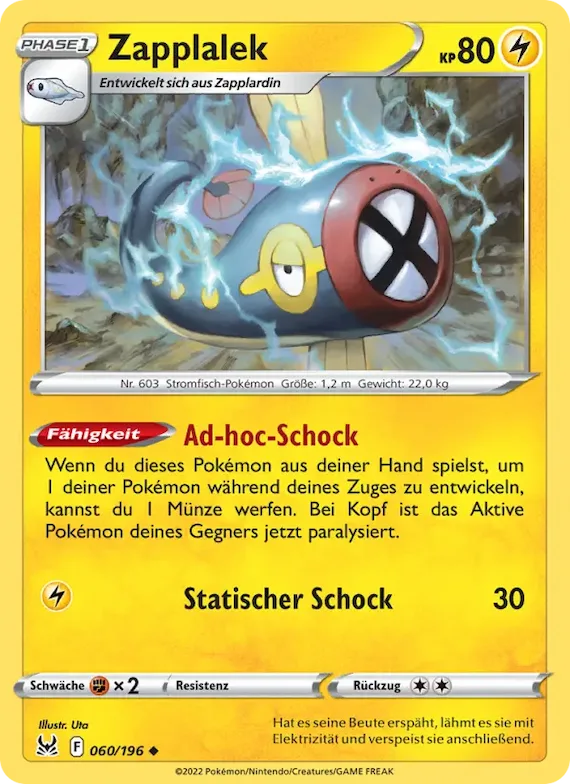 Zapplalek 60 – Verlorener Ursprung