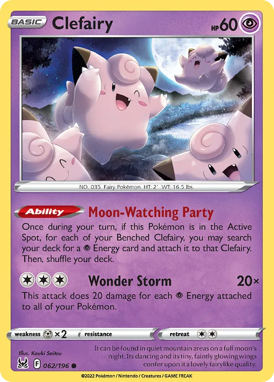 Clefairy 62 – Origem Perdida