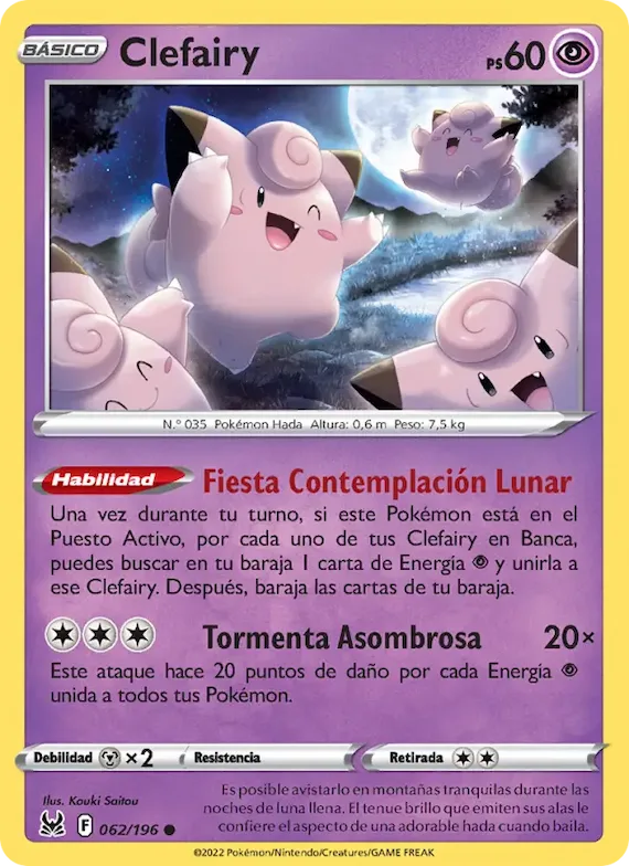 Clefairy 62 – Origen Perdido