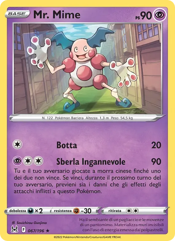 Mr. Mime 67 – Origine Perduta