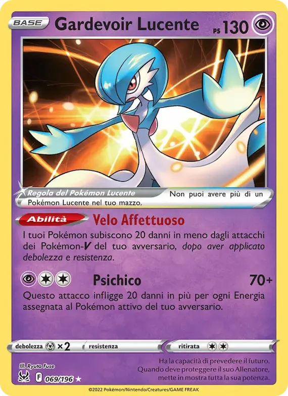Gardevoir Lucente 69 – Origine Perduta