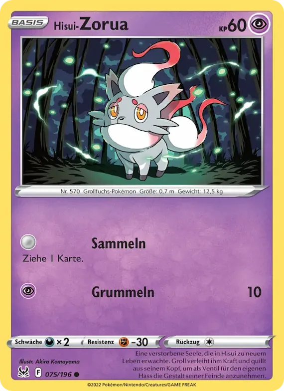 Hisui-Zorua 75 – Verlorener Ursprung