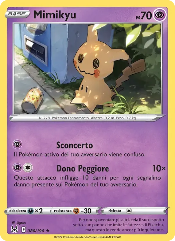Mimikyu 80 – Origine Perduta