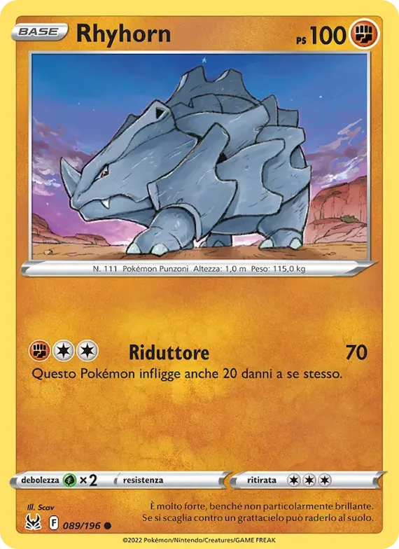 Rhyhorn 89 – Origine Perduta