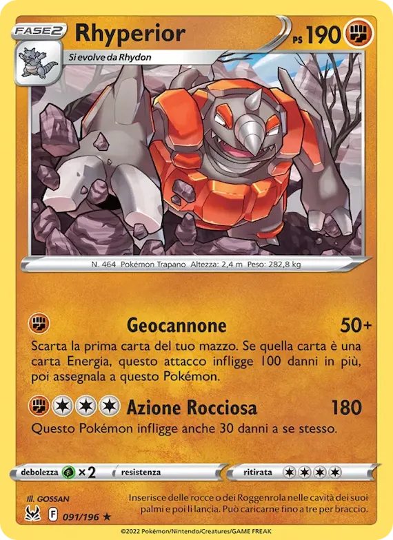 Rhyperior 91 – Origine Perduta