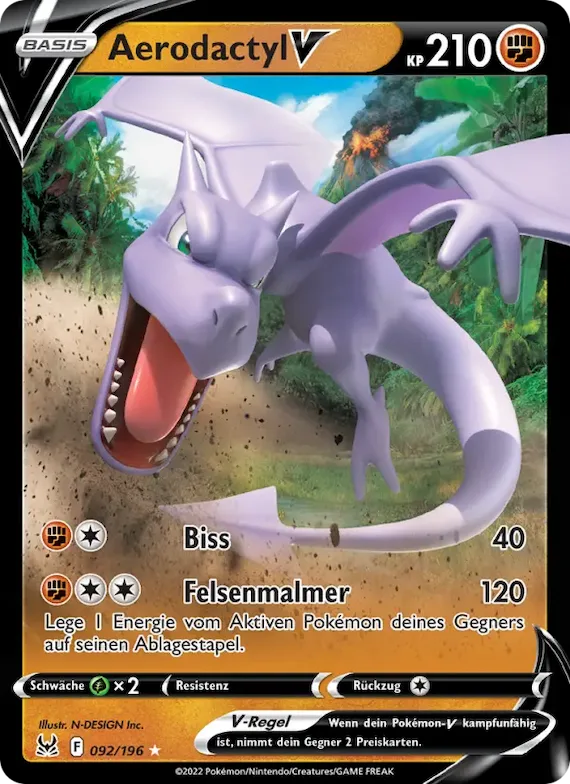 Aerodactyl V 92 – Verlorener Ursprung