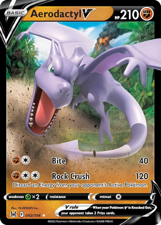 Aerodactyl V #92 – Lost Origin