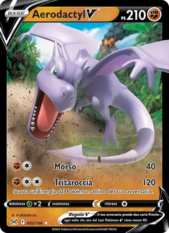 Aerodactyl V 92 – Origine Perduta