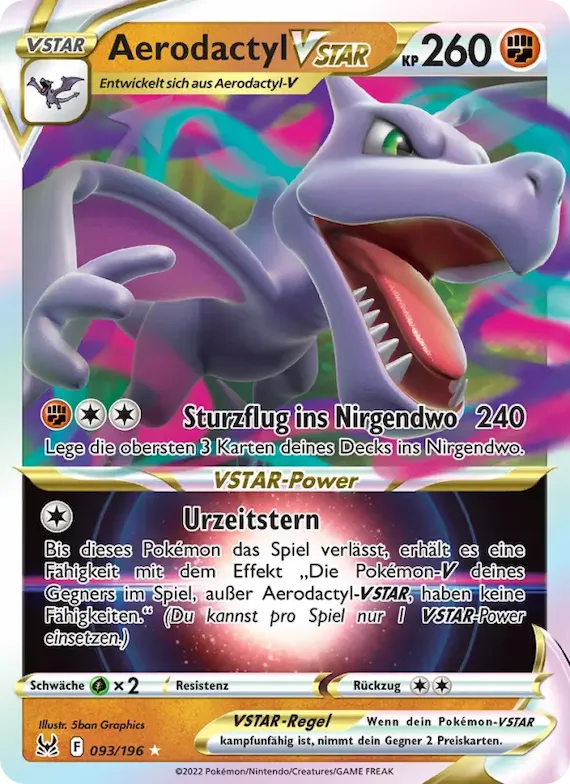 Aerodactyl VSTAR 93 – Verlorener Ursprung