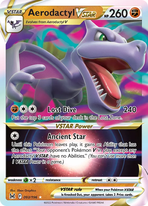 Aerodactyl VSTAR #93 – Lost Origin