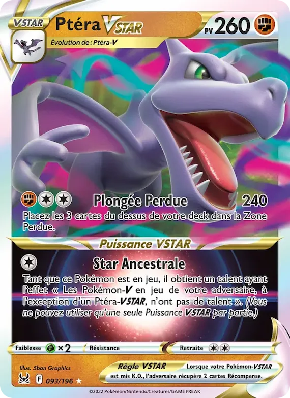 Ptéra VSTAR 93 – Origine Perdue