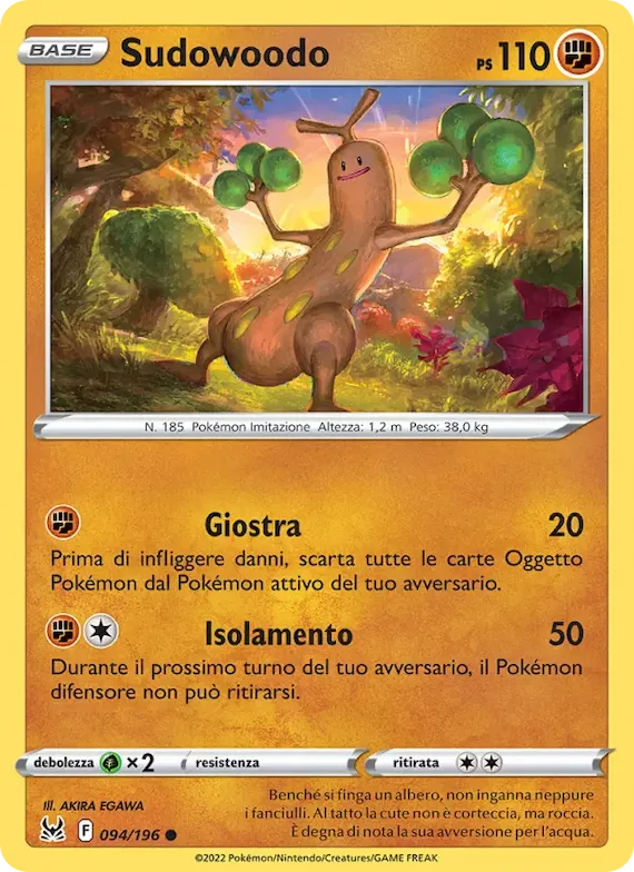 Sudowoodo 94 – Origine Perduta