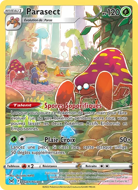 Parasect TG01 – Origine Perdue Galerie de Dresseurs