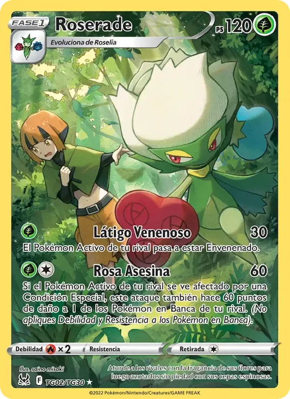 Roserade TG02 – Origen Perdido Galería de Entrenador