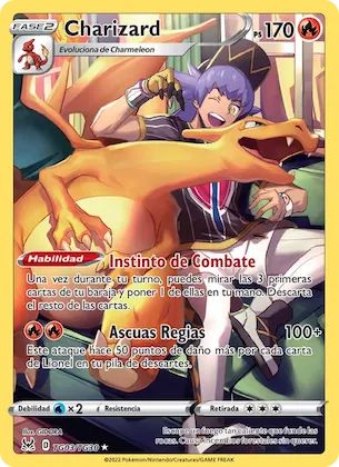 Charizard TG03 – Origen Perdido Galería de Entrenador