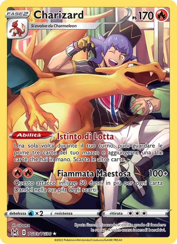 Charizard TG03 – Origine Perduta Galleria Allenatori