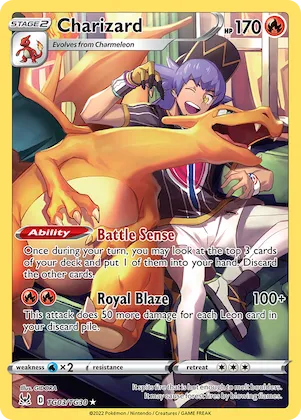 Charizard #TG03 – Lost Origin Trainer Gallery