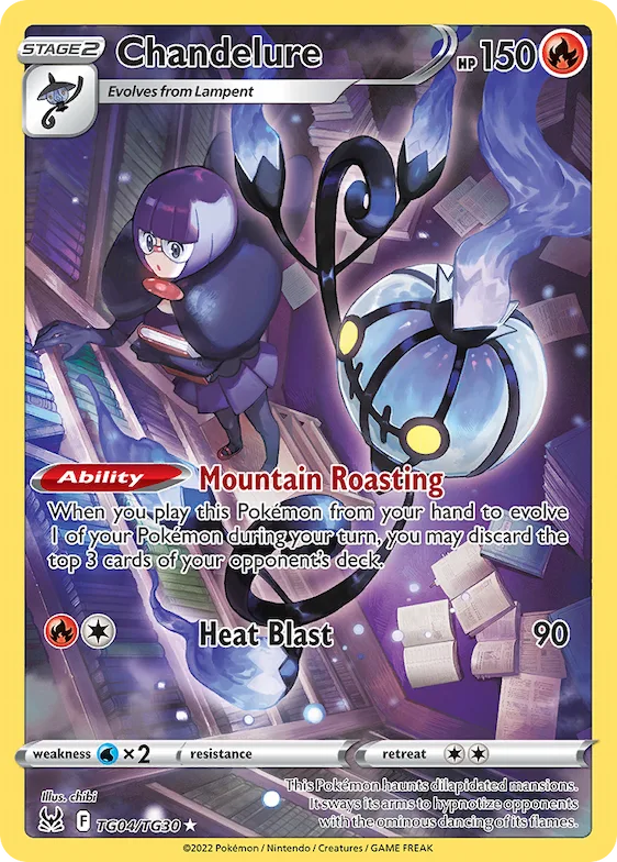 Chandelure #TG04 – Lost Origin Trainer Gallery