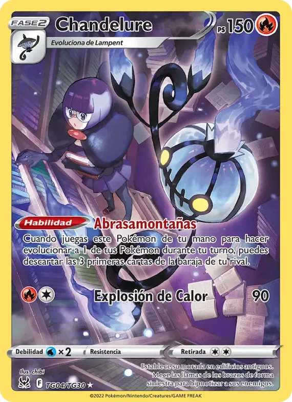 Chandelure TG04 – Origen Perdido Galería de Entrenador