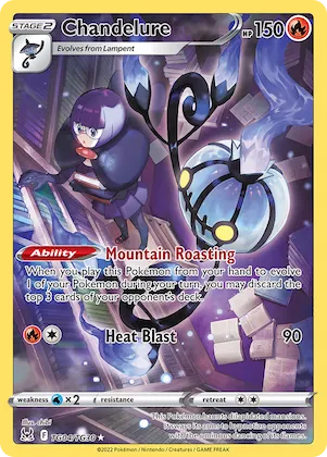 Chandelure #TG04 – Lost Origin Trainer Gallery