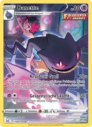 Banette Nr. TG07 – Verlorener Ursprung Trainer-Galerie