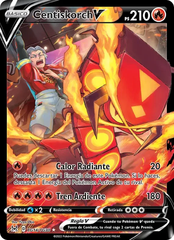 Centiskorch V TG14 – Origen Perdido Galería de Entrenador