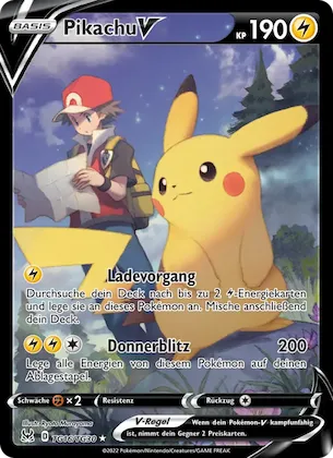 Pikachu V TG16 – Verlorener Ursprung Trainer-Galerie