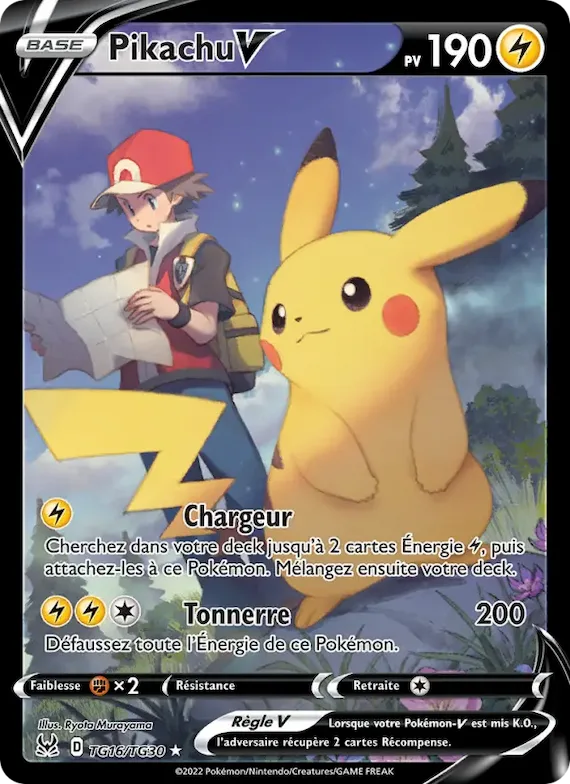Pikachu V TG16 – Origine Perdue Galerie de Dresseurs