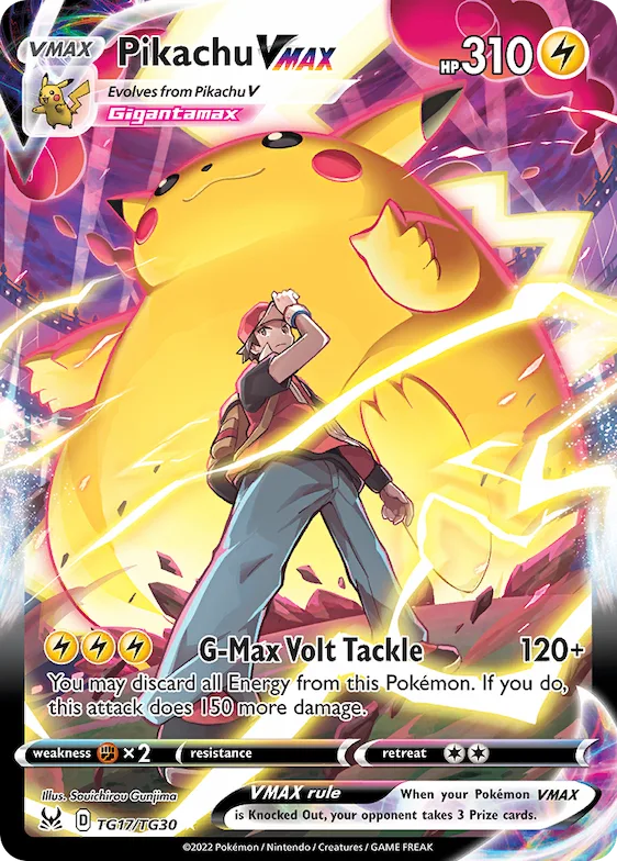 Pikachu VMAX #TG17 – Lost Origin Trainer Gallery