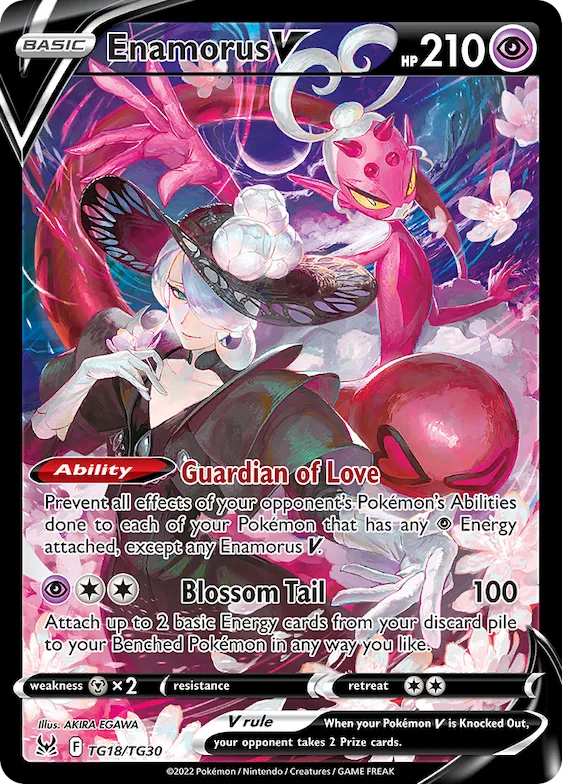 Enamorus V #TG18 – Lost Origin Trainer Gallery
