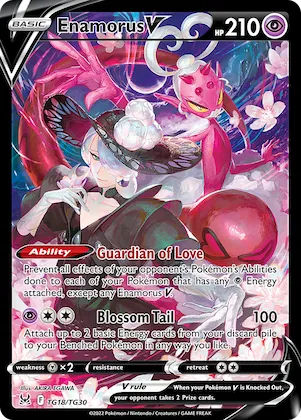 Enamorus V #TG18 – Lost Origin Trainer Gallery