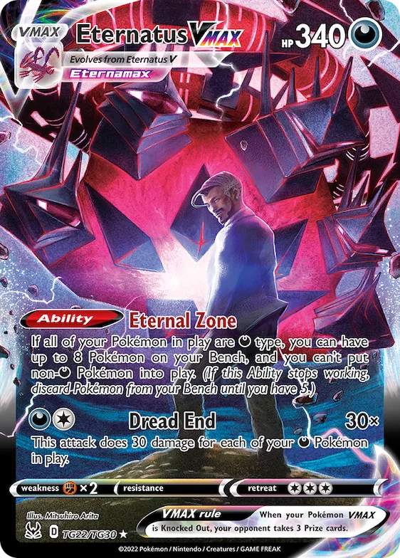 Eternatus VMAX #TG22 – Lost Origin Trainer Gallery