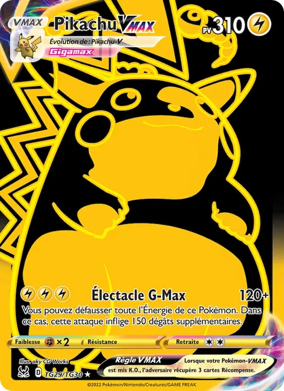 Pikachu VMAX TG29 – Origine Perdue Galerie de Dresseurs