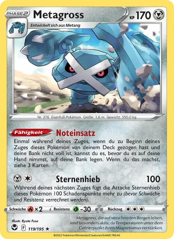 Metagross 119 – Silberne Sturmwinde