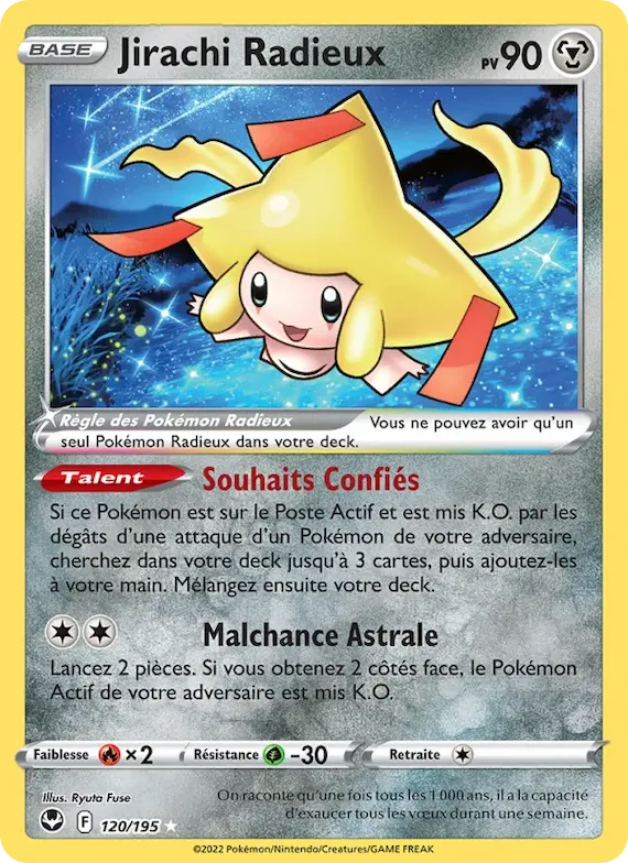 Jirachi Radieux 120 – Tempête Argentée
