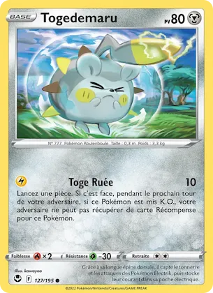 Togedemaru n° 127 – Tempête Argentée